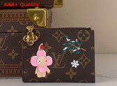 Louis Vuitton Lisa Wallet Monogram Snowy Pearl Coated Canvas M15334 Replica
