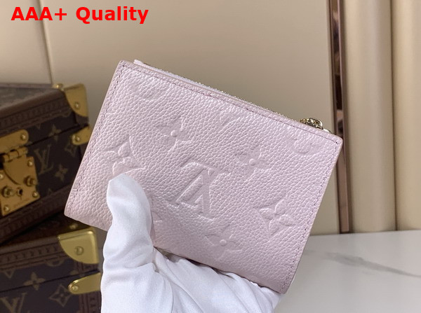 Louis Vuitton Lisa Wallet in Snowy Pearl Monogram Empreinte Leather M26517 Replica