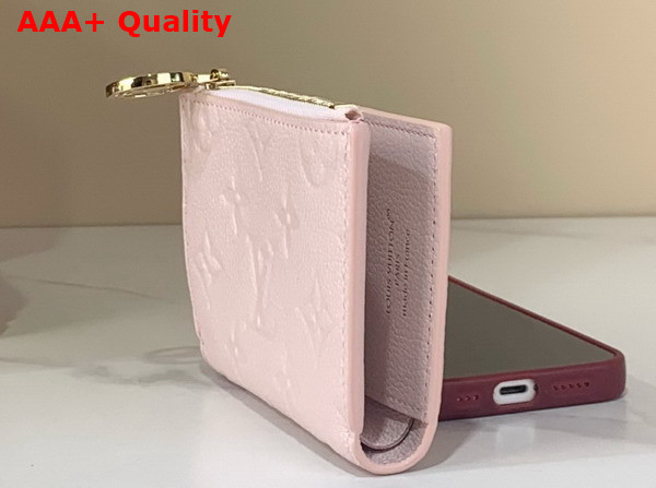 Louis Vuitton Lisa Wallet in Snowy Pearl Monogram Empreinte Leather M26517 Replica