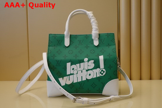 Louis Vuitton Litter Bag in Green Vintage Monogram Canvas M80815 Replica