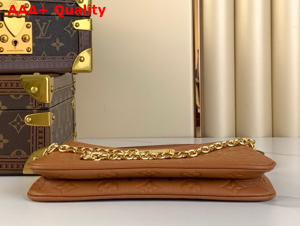 Louis Vuitton Liv Pochette Cognac Monogram Empreinte Leather M11916 Replica