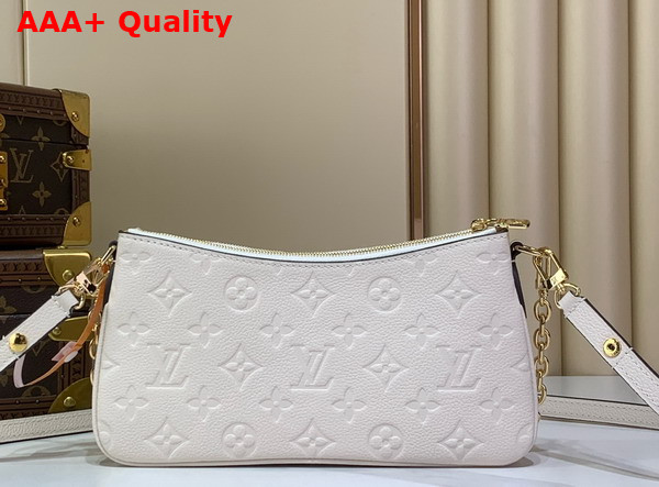 Louis Vuitton Liv Pochette Creme Monogram Empreinte Leather M3A838 Replica