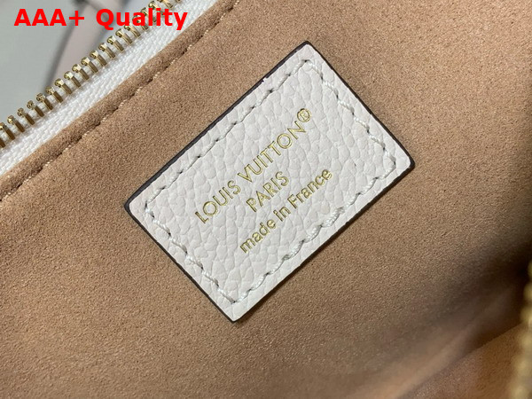 Louis Vuitton Liv Pochette Creme Monogram Empreinte Leather M3A838 Replica