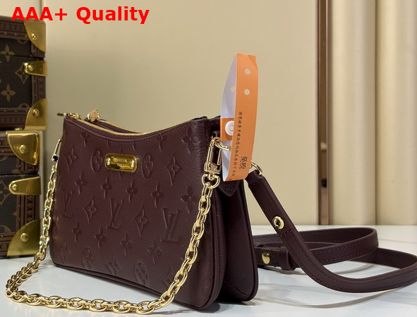 Louis Vuitton Liv Pochette Grenat Monogram Empreinte Leather M2A482 Replica