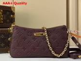 Louis Vuitton Liv Pochette Grenat Monogram Empreinte Leather M2A482 Replica