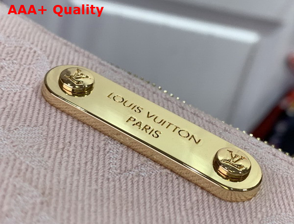 Louis Vuitton Liv Pochette in Washed Pink Monogram Denim M14159 Replica