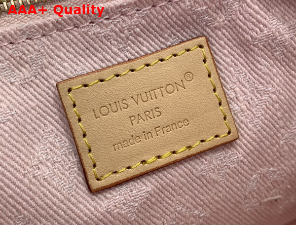 Louis Vuitton Liv Pochette in Washed Pink Monogram Denim M14159 Replica