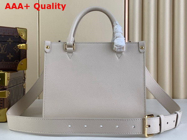Louis Vuitton Lock Go Handbag in Quartz Grained Calf Leather M23637 Replica