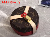 Louis Vuitton Lock Me Box PM in Monogram Canvas and Pink Natural Leather GI0353 Replica