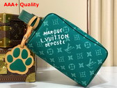 Louis Vuitton Locker Dopp Kit Green Monogram Canvas Replica
