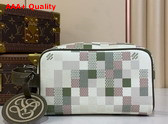 Louis Vuitton Locker Dopp Kit Khaki Damoflage Coated Canvas N00112 Replica