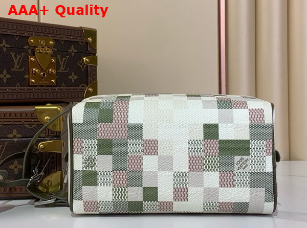 Louis Vuitton Locker Dopp Kit Khaki Damoflage Coated Canvas N00112 Replica