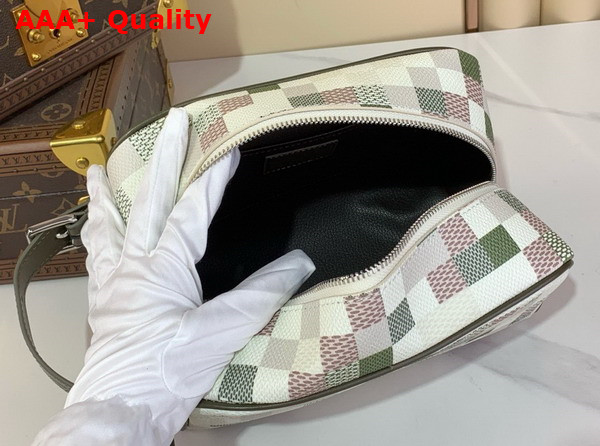 Louis Vuitton Locker Dopp Kit Khaki Damoflage Coated Canvas N00112 Replica