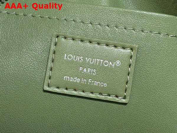 Louis Vuitton Locker Dopp Kit Khaki Green Monogram Eclipse Coated Canvas M28840 Replica