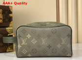 Louis Vuitton Locker Dopp Kit Khaki Green Monogram Surplus Coated Canvas M26963 Replica