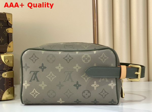 Louis Vuitton Locker Dopp Kit Khaki Green Monogram Surplus Coated Canvas M26963 Replica