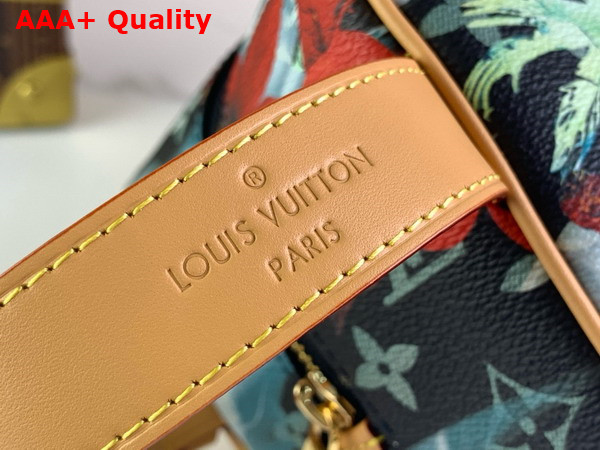 Louis Vuitton Locker Dopp Kit Navy Blue Monogram Surfin Coated Canvas Replica