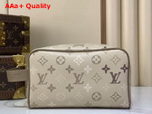 Louis Vuitton Locker Dopp Kit Sand Beige Monogram Surplus Coated Canvas Replica