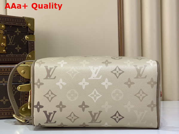 Louis Vuitton Locker Dopp Kit Sand Beige Monogram Surplus Coated Canvas Replica