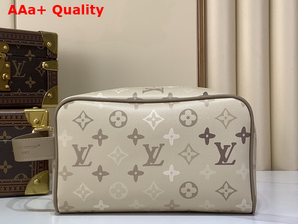 Louis Vuitton Locker Dopp Kit Sand Beige Monogram Surplus Coated Canvas Replica