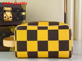 Louis Vuitton Locker Dopp Kit Yellow Damier Pop Coated Canvas N40567 Replica