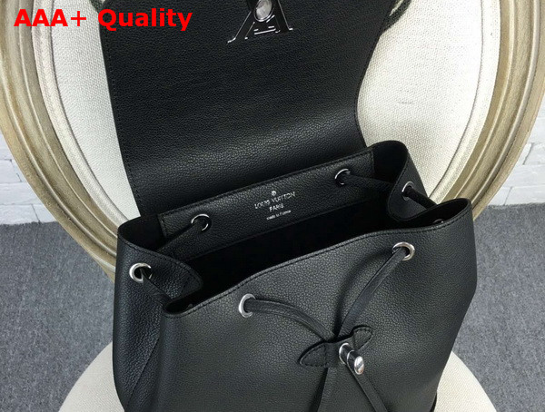 Louis Vuitton Lockme Backpack Noir Soft Calf Leather Replica