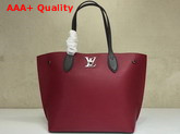 Louis Vuitton Lockme Cabas Lie De Vin Etain Replica