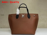 Louis Vuitton Lockme Cabas in Caramel Replica