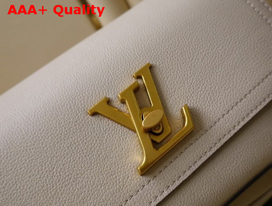 Louis Vuitton Lockme Chain PM Handbag Greige Grained Calf Leather M57072 Replica
