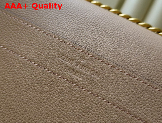 Louis Vuitton Lockme Chain PM Handbag Rose des Sables Pink Grained Calf Leather M57071 Replica