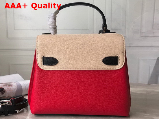 Louis Vuitton Lockme Ever BB Beige and Red Replica