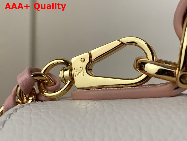 Louis Vuitton Lockme Ever Mini Handbag Rose Quartz Trianon Grained Calf Leather M22626 Replica