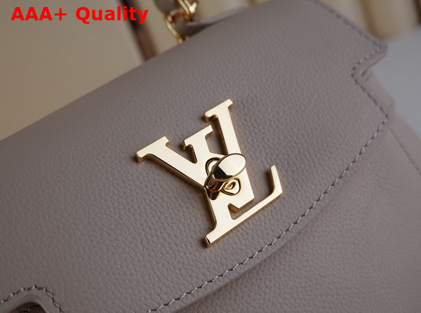 Louis Vuitton Lockme Ever Mini Handbag in Greige Grained Calf Leather M21052 Replica