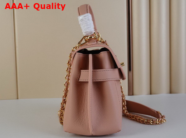 Louis Vuitton Lockme Ever Mini Handbag in Rose Trianon Pink Grained Calf Leather M21088 Replica