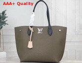 Louis Vuitton Lockme Go Laurier Toffee Latte Black M55523 Replica