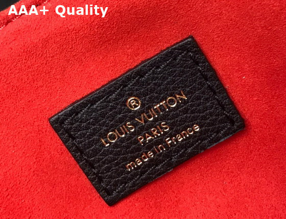 Louis Vuitton Lockme Shopper Black Grained Calf Leather M57345 Replica