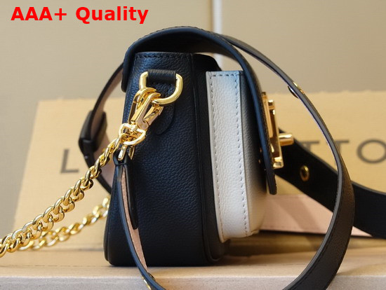 Louis Vuitton Lockme Tender Black Grained Calf Leather M58557 Replica