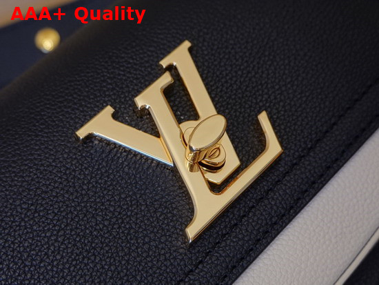 Louis Vuitton Lockme Tender Black Grained Calf Leather M58557 Replica