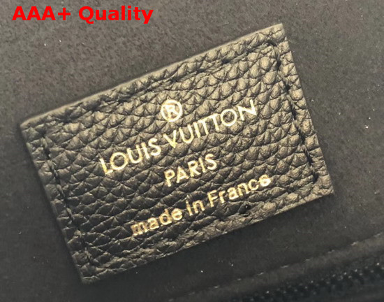 Louis Vuitton Lockme Tote PM Black Soft Grained Calfskin M55845 Replica