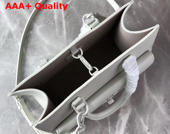 Louis Vuitton Lockme Tote PM White Soft Grained Calfskin M55817 Replica