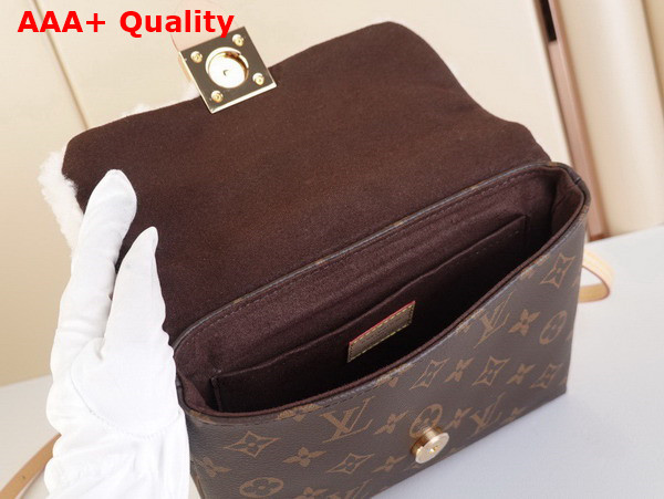 Louis Vuitton Locky BB Bag Monogram Coated Canvas and Shearling M46318 Replica