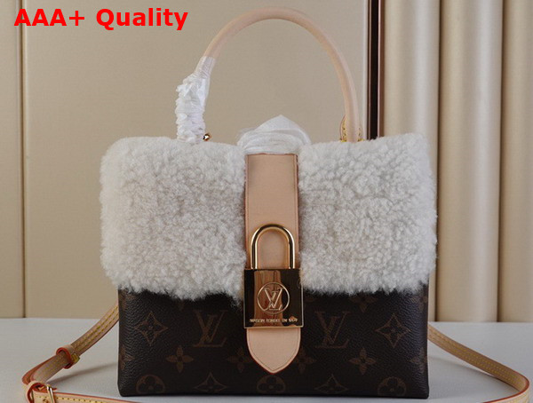Louis Vuitton Locky BB Bag Monogram Coated Canvas and Shearling M46318 Replica