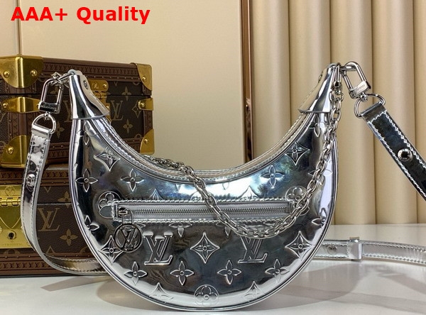 Louis Vuitton Loop Bag in Silver Monogram Embossed Coated Canvas M11833 Replica