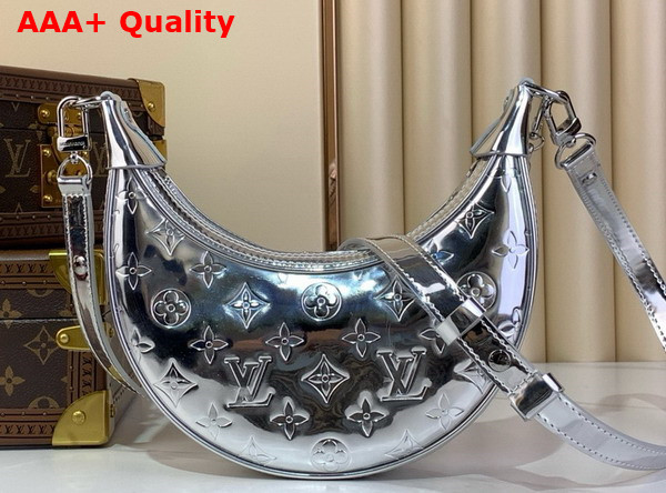 Louis Vuitton Loop Bag in Silver Monogram Embossed Coated Canvas M11833 Replica