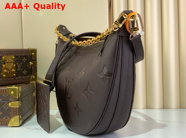 Louis Vuitton Loop Hobo Bag in Chocolate Monogram Empreinte Leather M14042 Replica