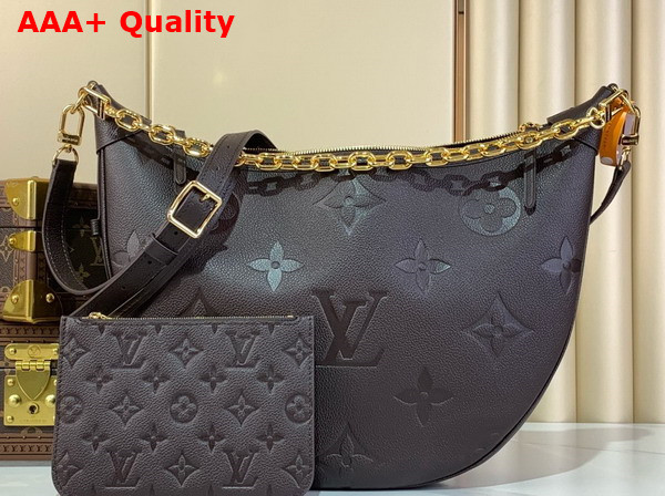 Louis Vuitton Loop Hobo Bag in Chocolate Monogram Empreinte Leather M14042 Replica