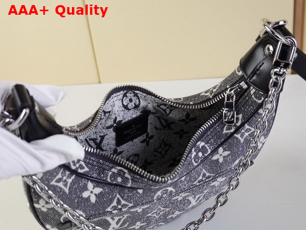 Louis Vuitton Loop PM Bag in Gray Monogram Jacquard Denim M21752 Replica