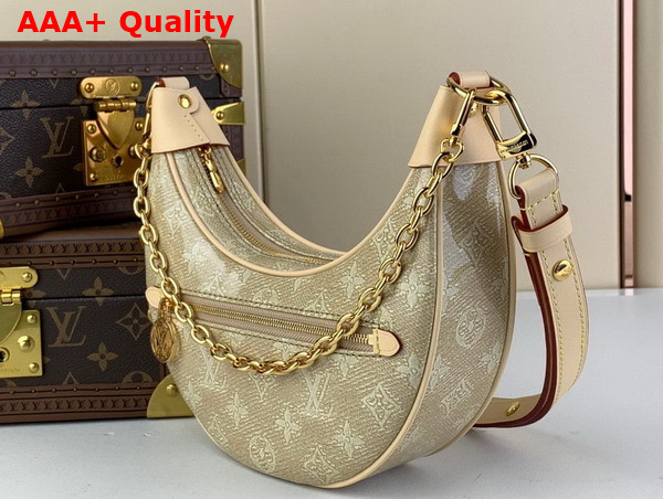 Louis Vuitton Loop PM Handbag in Beige Monoglam Coated Canvas M22928 Replica