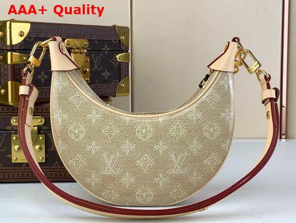 Louis Vuitton Loop PM Handbag in Beige Monoglam Coated Canvas M22928 Replica