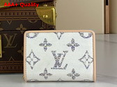 Louis Vuitton Lou Wallet in Multicolor White Monogram Jacquard Fabric M83500 Replica